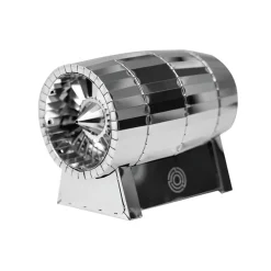 AIR FORCE JET TURBINE 3D Metal Aircraft Turbine Model Kit, Collectible Desktop Display for Aviation Lovers-58PCS