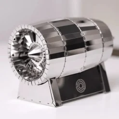 AIR FORCE JET TURBINE 3D Metal Aircraft Turbine Model Kit, Collectible Desktop Display for Aviation Lovers-58PCS