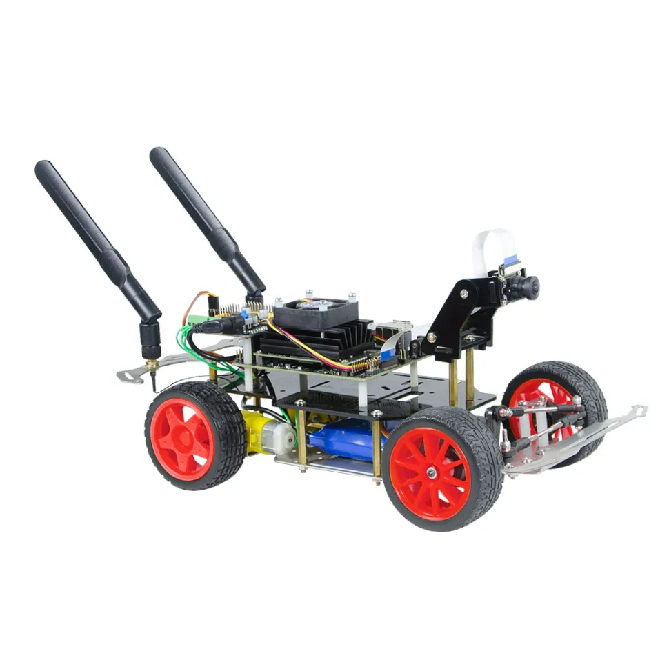 Autonomous Robot Car Kit with Deep Learning Vision & Ackermann Steering - Self-Driving Platform for Jetson Nano & Donkey Car