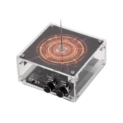 Bluetooth Musical Tesla Coil Plasma Speaker with Long Arc and Bluetooth Music Dual Mode Vinyl Record Shaped