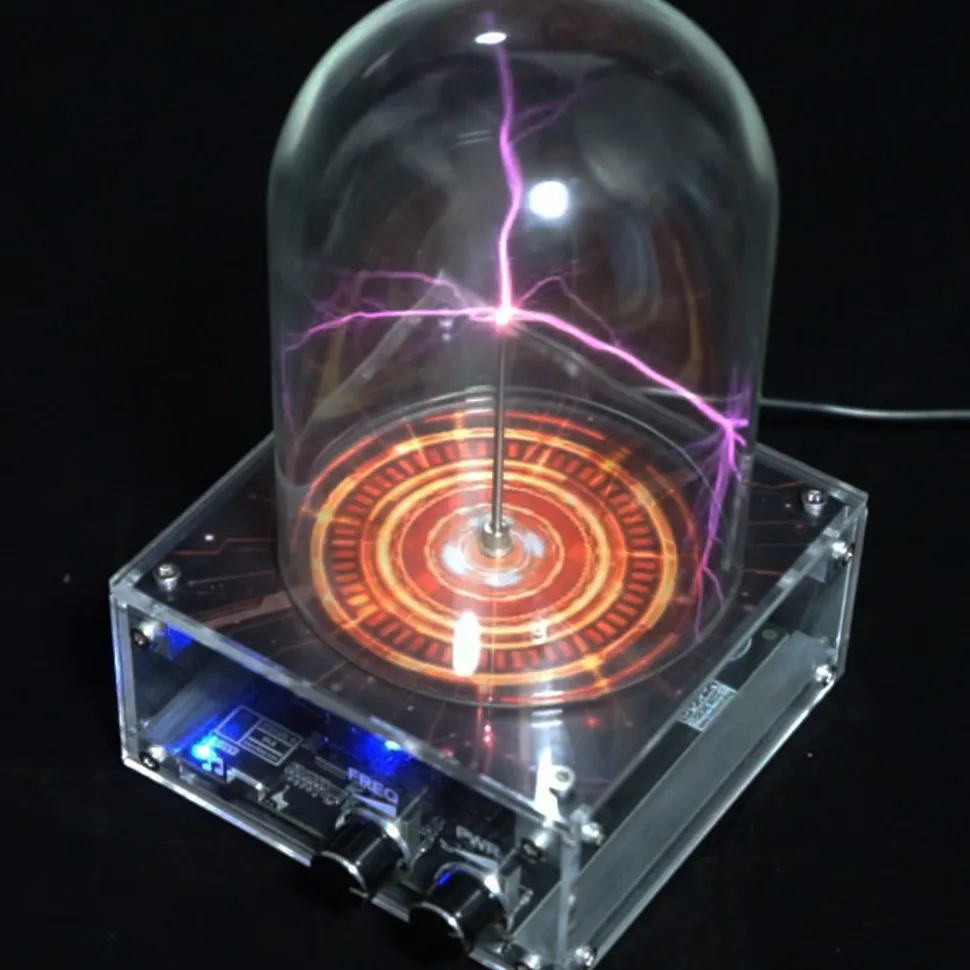 Bluetooth Music Tesla Coil with 10CM Long Arc and Bluetooth Music Dual Model