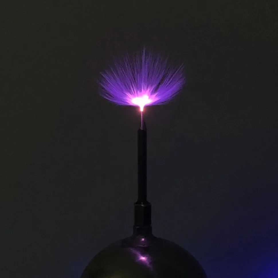 Bluetooth Singing Tesla Coil Music Speaker Plasma Loudspeaker Desktop Toy-US Plug