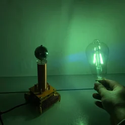 Bluetooth Singing Tesla Coil Music Speaker Plasma Loudspeaker Desktop Toy-US Plug