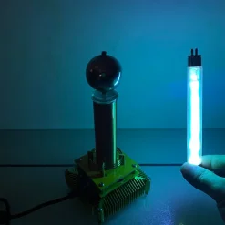 Bluetooth Singing Tesla Coil Music Speaker Plasma Loudspeaker Desktop Toy-US Plug
