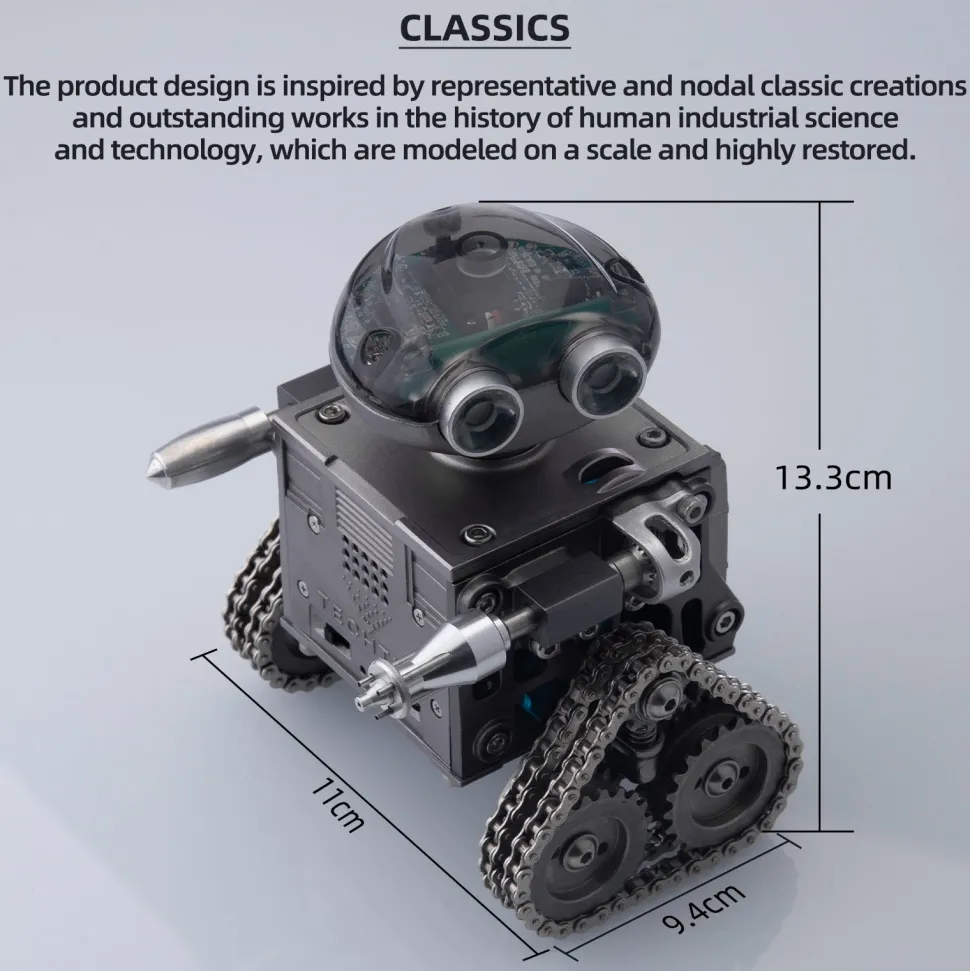Build Your Robot Kit Robotic Engine Assembly Kit Educational Toy DIY Gift - Enginediy
