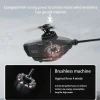 C127AI RC Helicopt, 2.4G RC 4CH Scout Drone Brushless Aircraft Model Without Aileron (RTF Version/Black)
