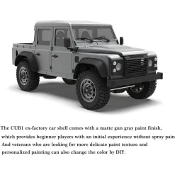 Capo CUB1 RC Crawler Truck 1:18 4WD Electric RC Simulation Off-Road Vehicle Pickup Truck Model with Differential Lock KIT