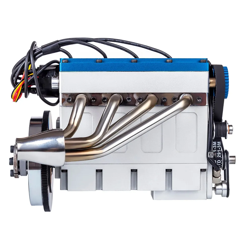 36cc DOHC Inline 4 Cylinder 4 Stroke Water-cooled Electrically Started Gasoline Engine Model for RC Model Car Boat Tank Airplane
