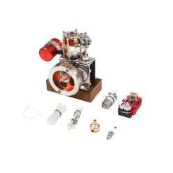 16cc Four-Stroke Water-Cooled Methanol Internal Combustion Engine Model, Educational Display Desktop Model (Assembled)