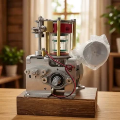 16cc Four-Stroke Water-Cooled Methanol Internal Combustion Engine Model, Educational Display Desktop Model (Assembled)
