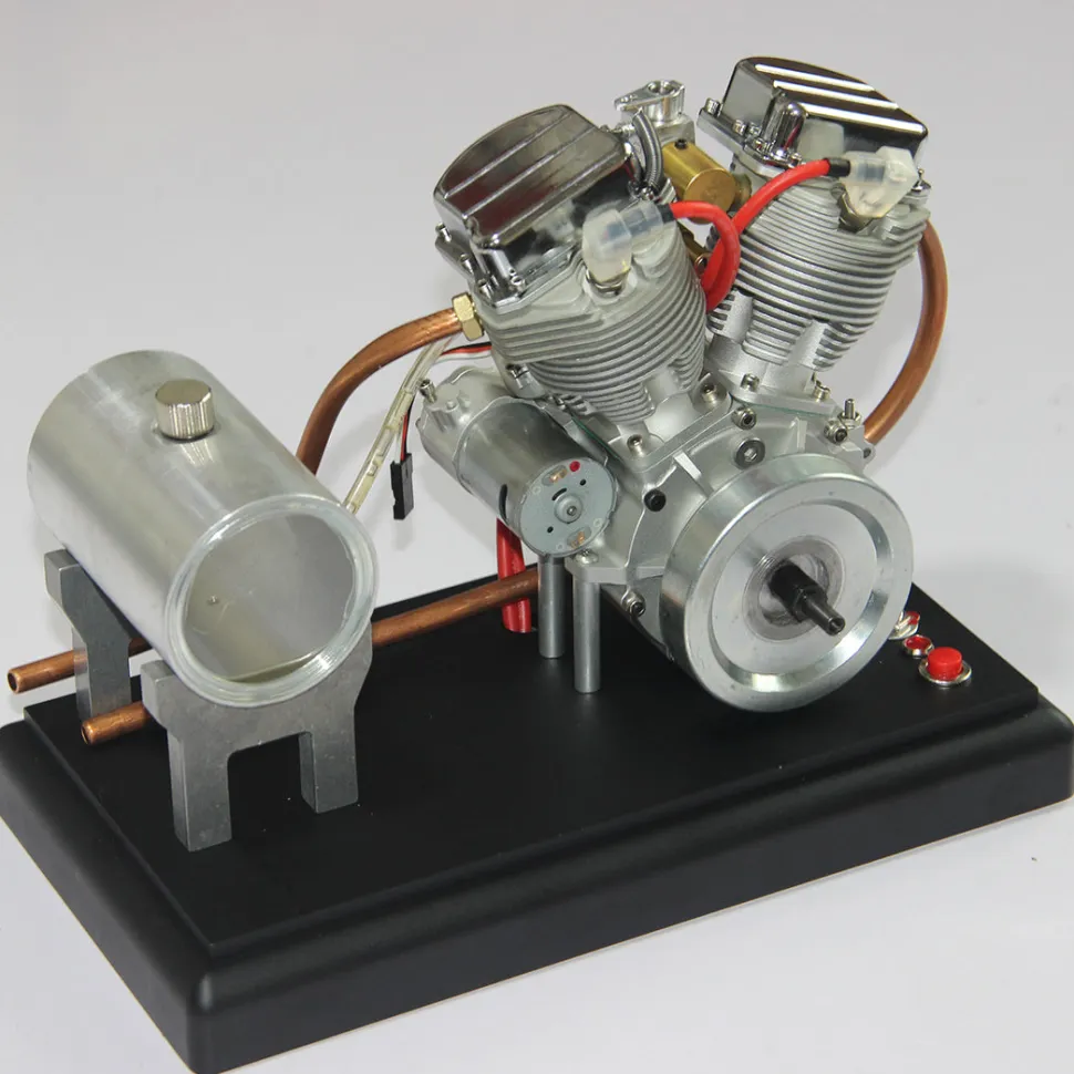 CISON FG-VT9 9cc V2 Engine and Original Parts V-twin 4-Stroke Air-cooled RC Gasoline Engine