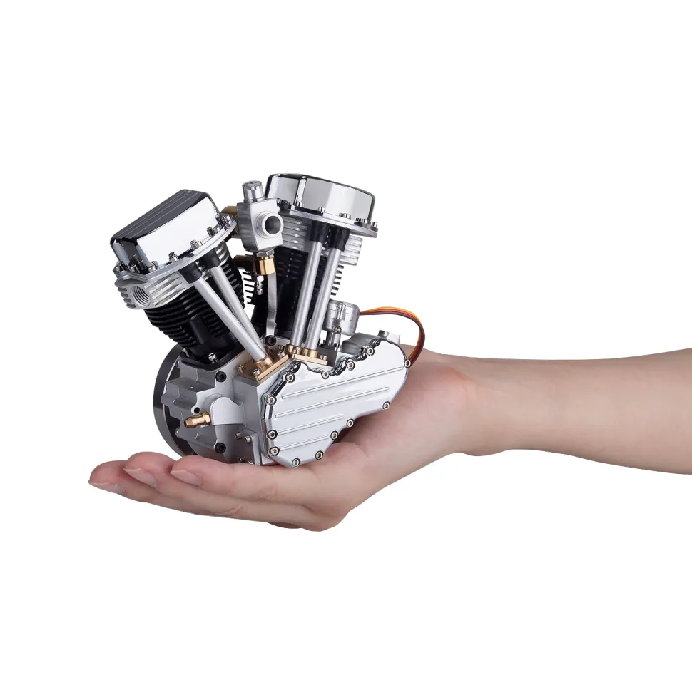 CISON FG-VT9 9cc V2 Engine and Original Parts V-twin 4-Stroke Air-cooled Motorcycle Engine