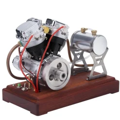 CISON FG-VT9 9cc V2 Engine and Original Parts V-twin 4-Stroke Air-cooled Motorcycle Engine