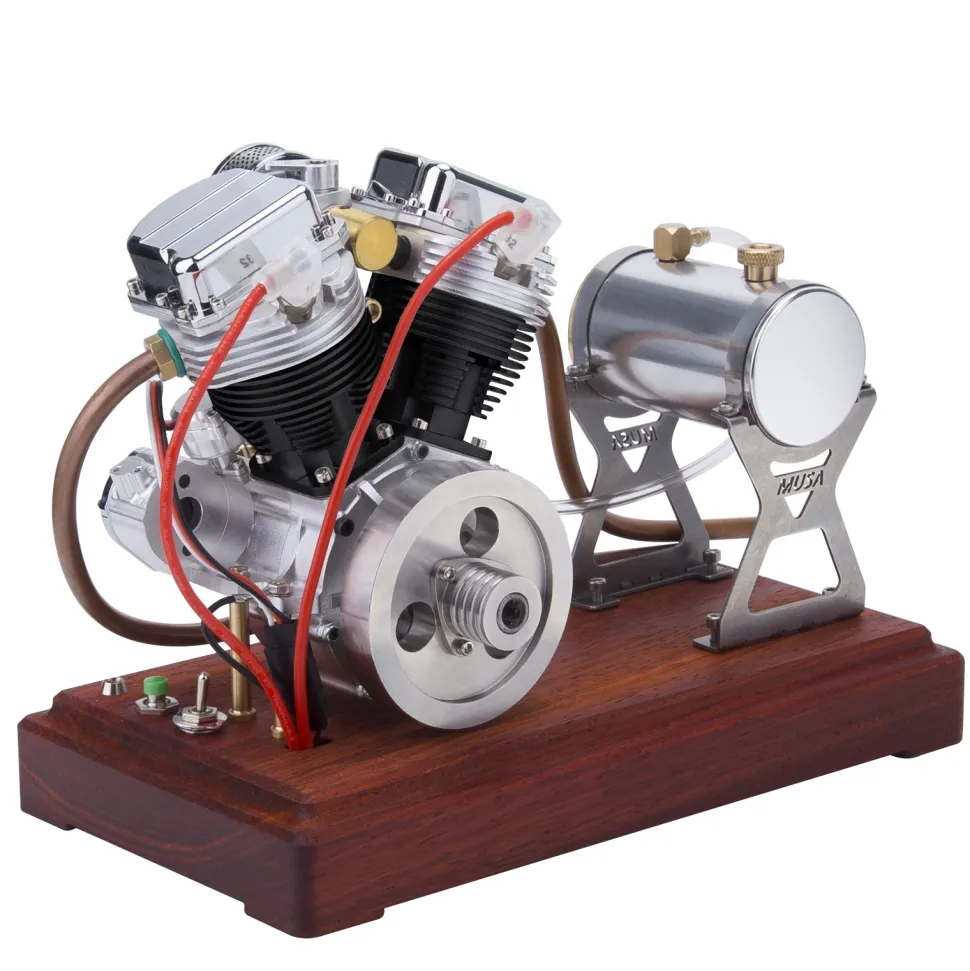 CISON FG-VT9 9cc V2 Engine and Original Parts V-twin 4-Stroke Air-cooled Motorcycle Engine
