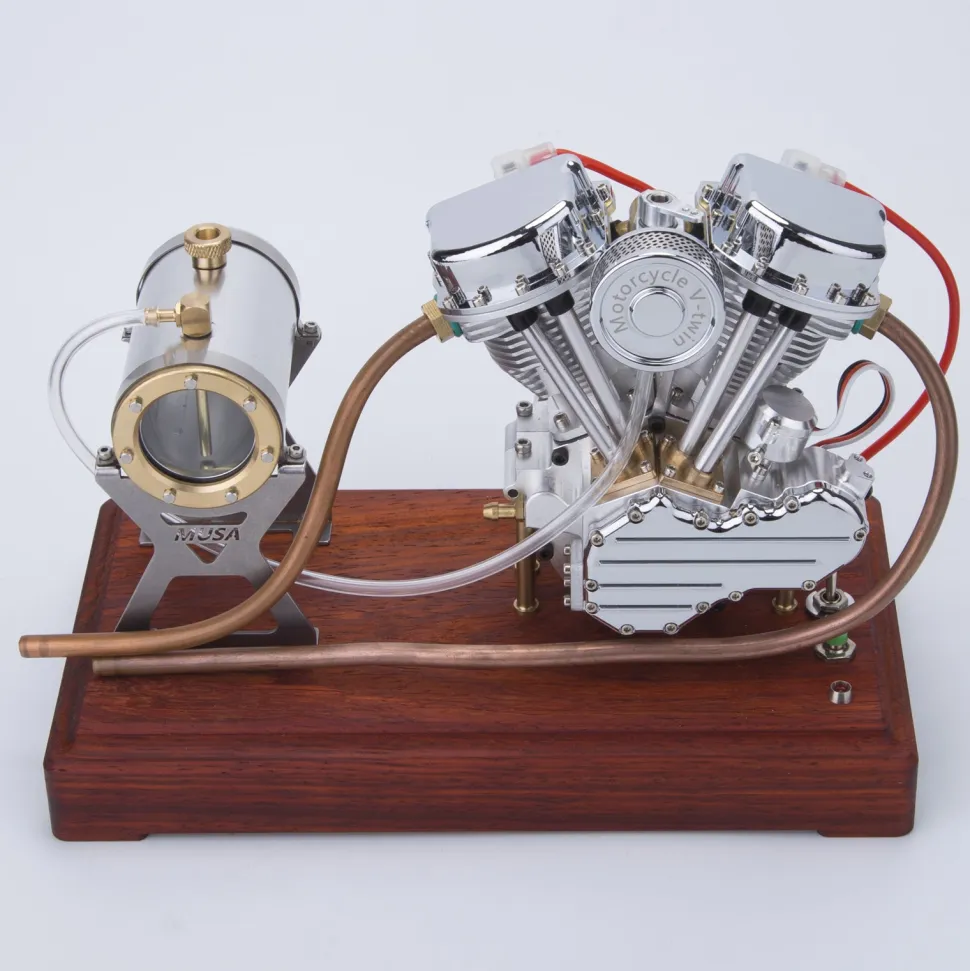 CISON FG-VT9 9cc V2 Engine and Original Parts V-twin 4-Stroke Air-cooled Motorcycle Engine