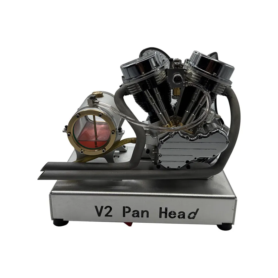 CISON FG-VT9 9cc V2 Engine V-Twin Dual Cylinder 4-Stroke Air-Cooled Gasoline Engine Motorcycle RC Engine Model