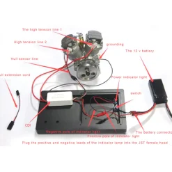 CISON FG-VT9 9cc V2 Engine V-Twin Dual Cylinder 4-Stroke Air-Cooled Gasoline Engine Motorcycle RC Engine Model
