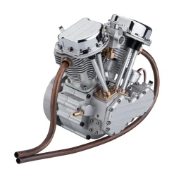 CISON FG-9VT 9cc V-Twin Engine with Upgrade Kick Starter Kit and Base