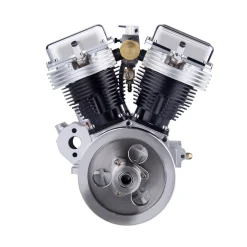 CISON FG-VT9 9cc V-Twin V2 Engine 4-Stroke Dual Black Cylinder 4-Stroke Air-cooled Motorcycle Gasoline Engine