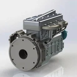 CISON FL4-175 17.5cc Flathead Inline 4 cylinder 4 Stroke Water-Cooled Gasoline Engine Model For RC Model Car Ship Airplane