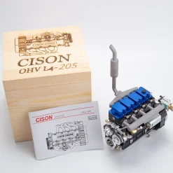 CISON L4-175 17.5cc Mini OHV Inline 4 Cylinder 4 Stroke Water-cooled L4 RC Gasoline Engine Model - Speed Up to 8,000rpm