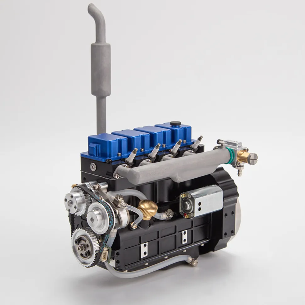 CISON L4-175 17.5cc Mini OHV Inline 4 Cylinder 4 Stroke Water-cooled L4 RC Gasoline Engine Model - Speed Up to 8,000rpm