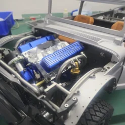 CISON Small-block 44CC 1/6 Scale Water-Cooled OHV 4-Stroke V8 Gas Engine Internal Combustion Engine - Build Your Own V8 Engine that Works
