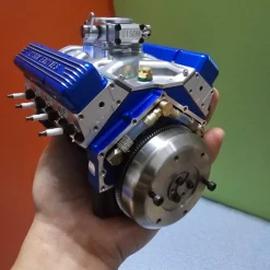 CISON Small-block 44CC 1/6 Scale Water-Cooled OHV 4-Stroke V8 Gas Engine Internal Combustion Engine - Build Your Own V8 Engine that Works