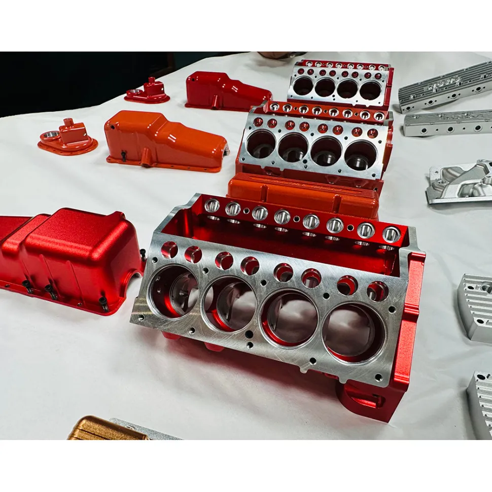 CISON V8 Engine Pro Small-block 44CC 1/6 Scale Water-Cooled 4-Stroke 8-Cylinder Gasoline Engine Internal Combustion V8 Engine Model Kit that Works
