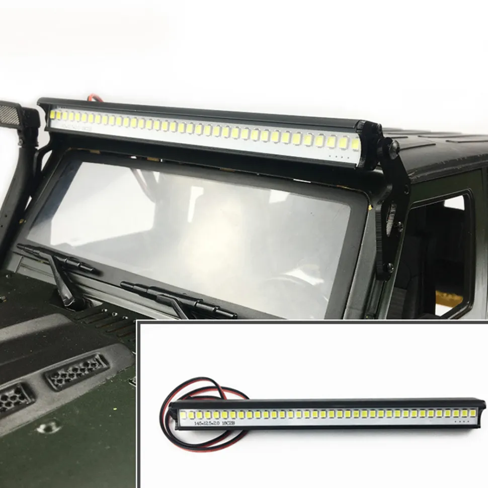 Climbing Car LED Roof Lamp Searchlight Bar Car 36 LED Lights for HSP TRAXXAS TRX-4/ AXIAL SCX10 90046/ D90