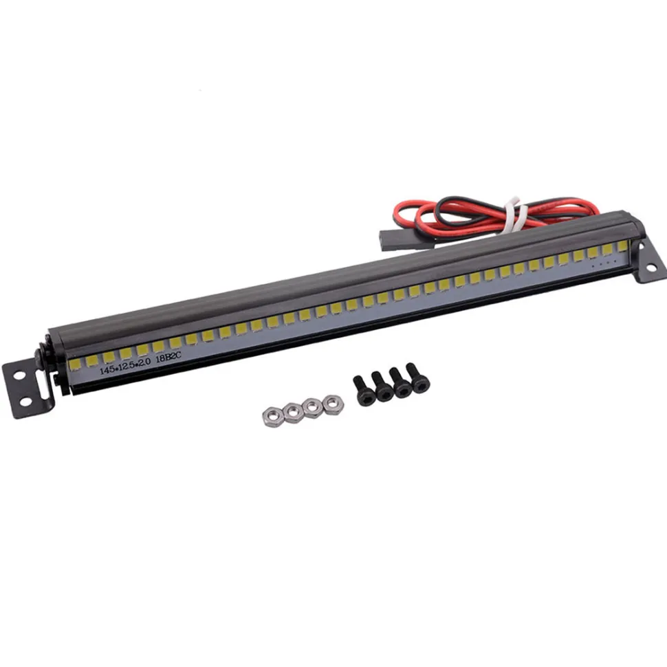 Climbing Car LED Roof Lamp Searchlight Bar Car 36 LED Lights for HSP TRAXXAS TRX-4/ AXIAL SCX10 90046/ D90