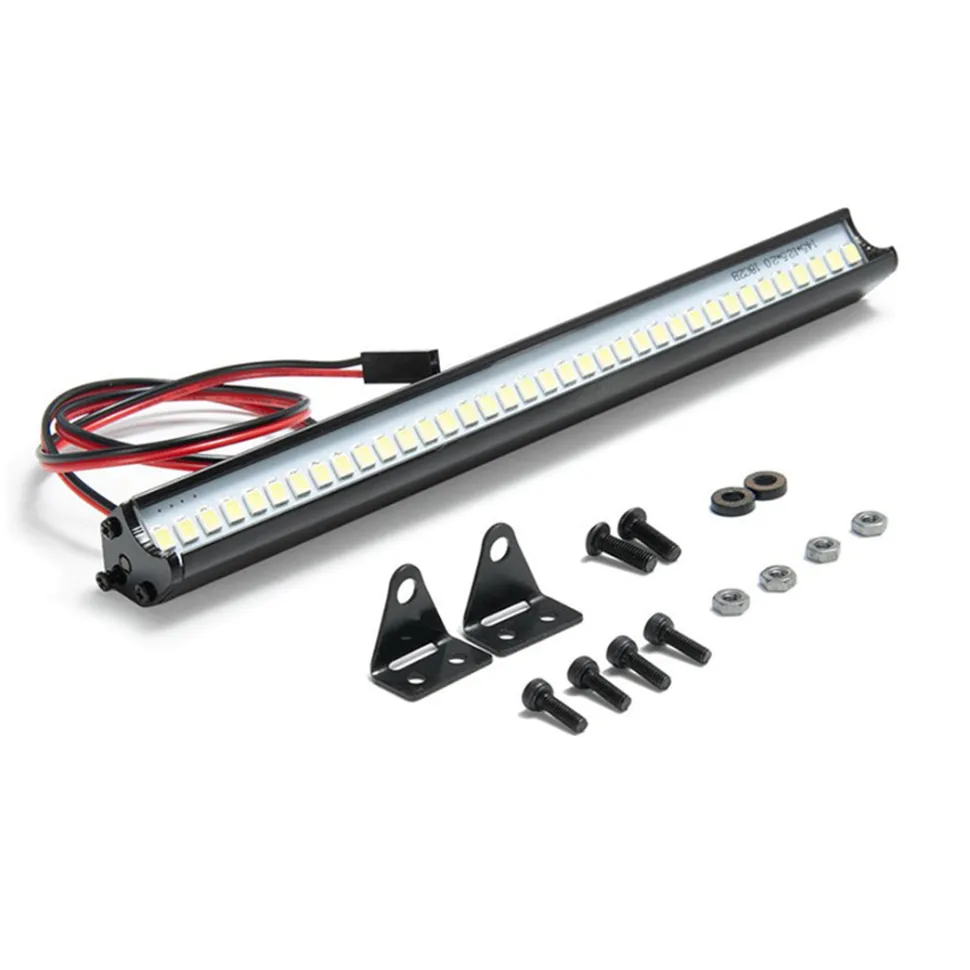 Climbing Car LED Roof Lamp Searchlight Bar Car 36 LED Lights for HSP TRAXXAS TRX-4/ AXIAL SCX10 90046/ D90