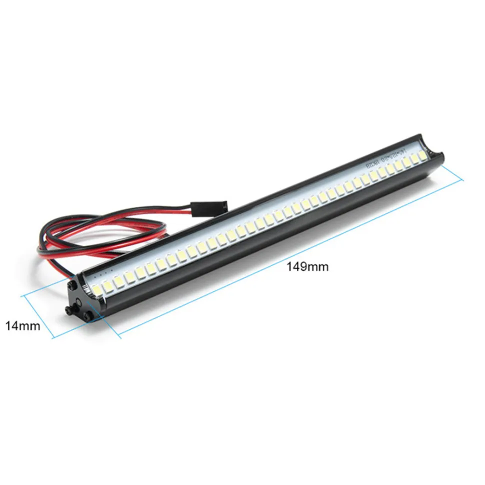 Climbing Car LED Roof Lamp Searchlight Bar Car 36 LED Lights for HSP TRAXXAS TRX-4/ AXIAL SCX10 90046/ D90