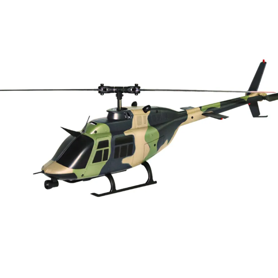 C138 1/33 Scale BELL 206 Helicopter 2.4G 6CH Single-propeller Flybarless Helicopter