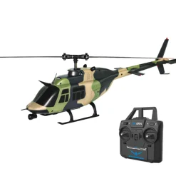 C138 1/33 Scale BELL 206 Helicopter 2.4G 6CH Single-propeller Flybarless Helicopter