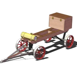 Custom Steering Cart for RETROL HM-01 Hit and Miss Engine Model