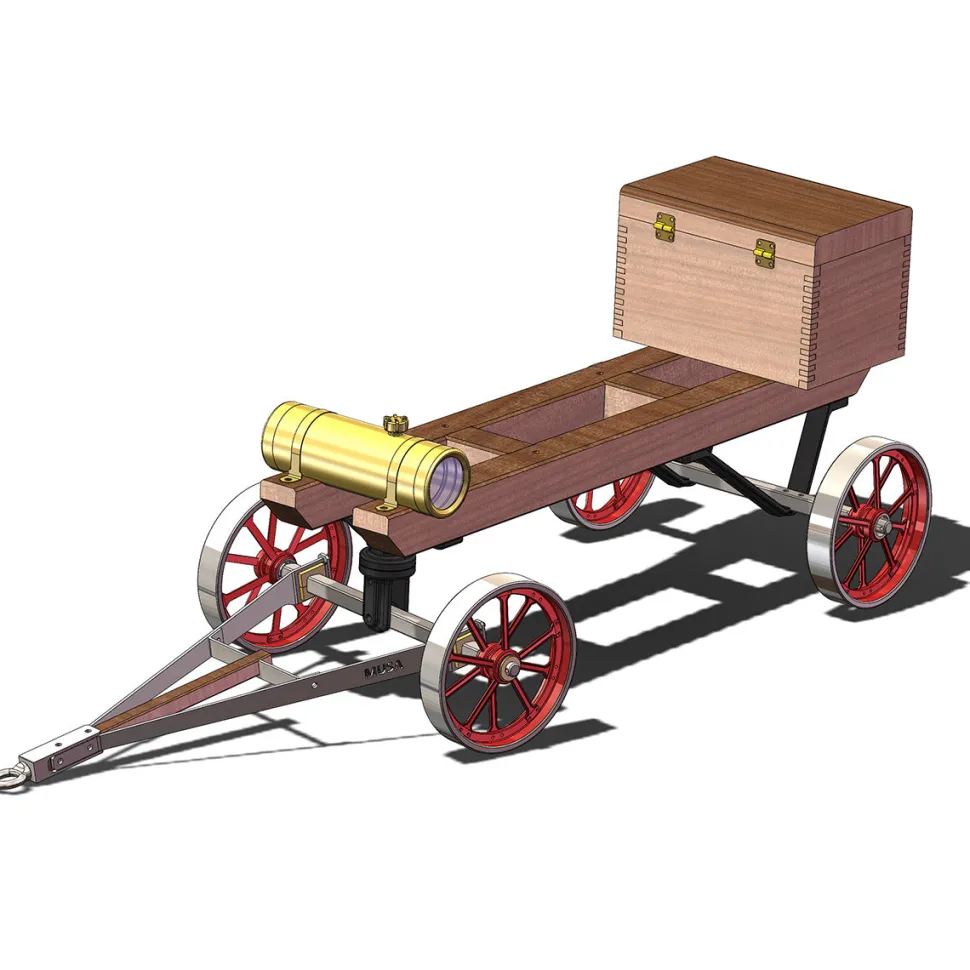 Custom Steering Cart for RETROL HM-01 Hit and Miss Engine Model