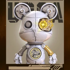 Cyborg Violence Bear 3D Metal Puzzle Model Building Kit High End Desktop Toy