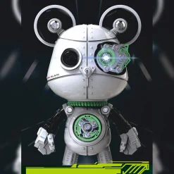 Cyborg Violence Bear 3D Metal Puzzle Model Building Kit High End Desktop Toy