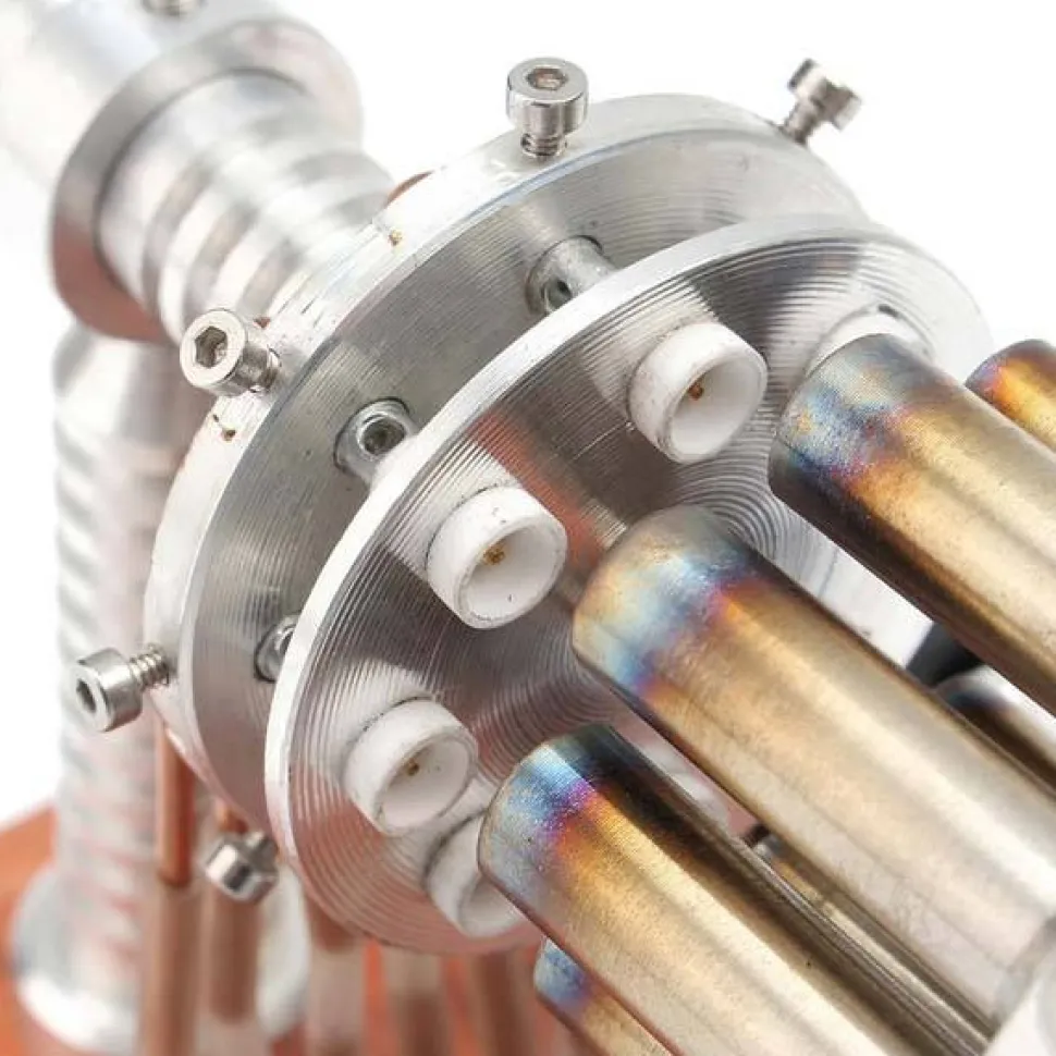 16 Cylinder Stirling Engine Model Gas Powered Stirling Engine Collection Toy Gift