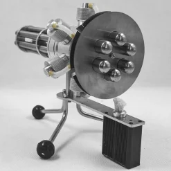 6 Cylinder Stirling Engine Novel Gatling Blaster Design Engine Motor Model - Enginediy