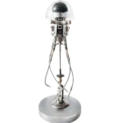 3D DIY Mechanical Jellyfish Steampunk Bionic Model with LED Lights Creative Desk Ornament