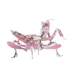 3D DIY Mechanical Orchid Mantis Metal Insect Model Kit - 100+PCS