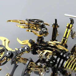 3D DIY Mechanical Punk Scorpion Animal Metal Puzzle Model Assembly Toy Creative Ornament