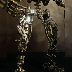3D DIY Metal Futuristic Mech Skeleton Model Kit, Creative Trendy Display-1250PCS