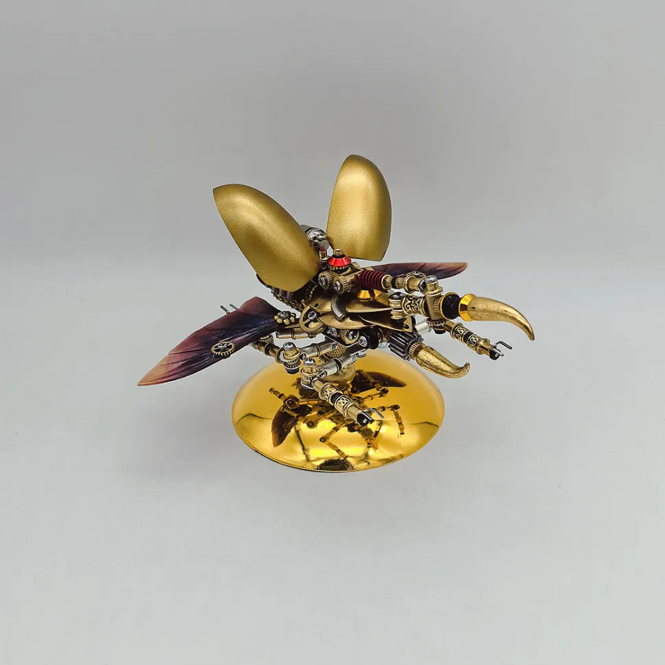 3D DIY Steampunk Hercules Beetle Insects Metal Assembly Model Kits Creative Ornament