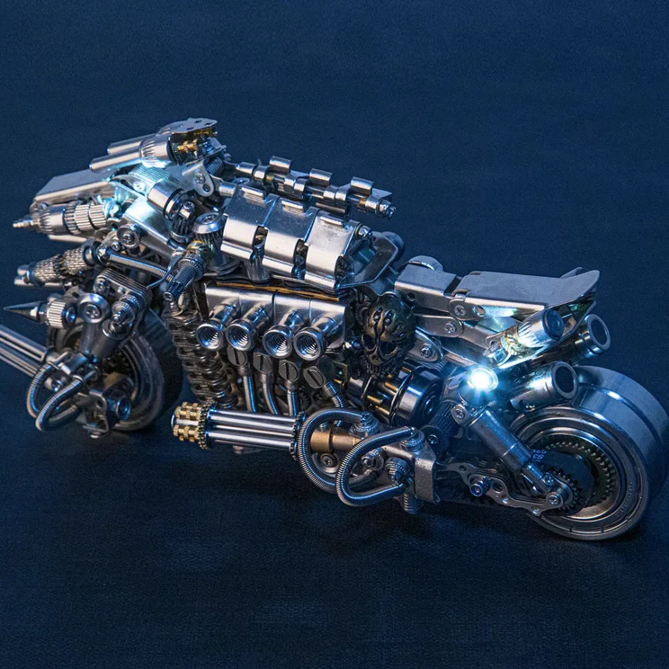 Desperate Pursuit Motorcycle 3D DIY Metal Assembly Model Creative Ornament