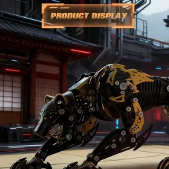 3D Full-Metal Mechanical Leopard Model Kit