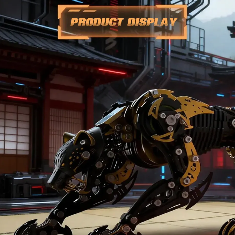 3D Full-Metal Mechanical Leopard Model Kit