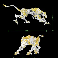 3D Full-Metal Mechanical Leopard Model Kit